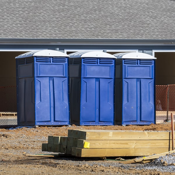 is there a specific order in which to place multiple porta potties in Spencer West Virginia